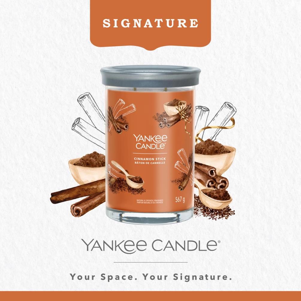 Yankee Candle Cinnamon Stick Large Tumbler Jar Extra Image 2